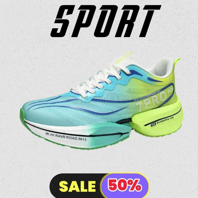 Tenis Running Shoes Men Sports Marath Carb Plate Breathable Lightweight Wens Cfortable Athletic Nskid Casual Sneakers Z250318