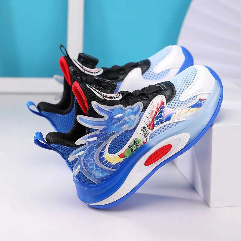 Boys basketball shoes Summer mesh breathable the Year of the Loong limited sneakers W250318