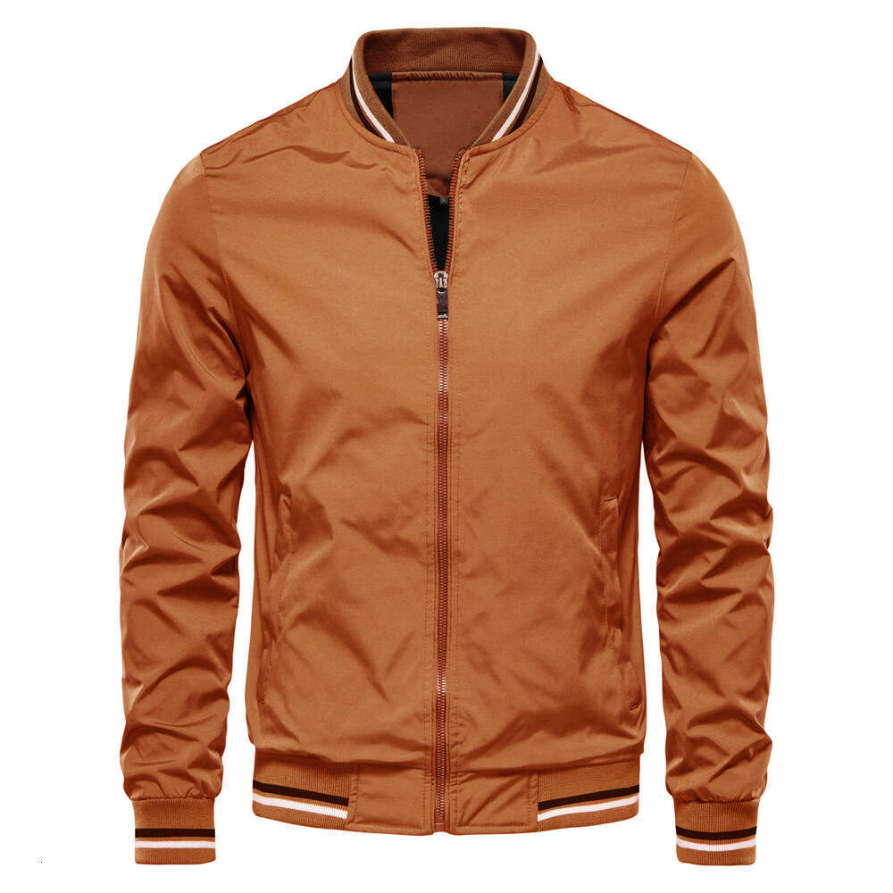 Spring Autumn European and American Casual Fashion Trendy Coat Men's Top Thin Edition Wholesale Jacket 2025 New Style Stylish Elegant Clothing