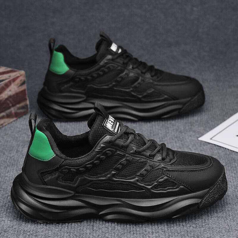 Versatile Fashion Dad New 2025 Summer Trend Increase Thick Sole Men's Breathable Mesh Casual Sports Shoes