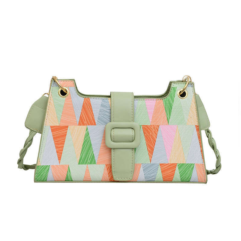 Subtle Design Geometric Splicing Underarm Small for Women Autumn 2025 New Texture Single Cross Shoulder Bag