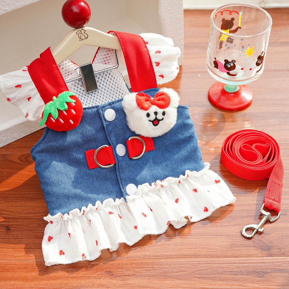 Dog Dresses, for Small Dog Girl Puppy Lace Princess Dress Cat Outfit Pet Costume for Kitten