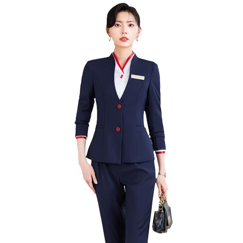 L315Contemporary Slim Office Blazer for Ladies - Versatile Business Wear Apparel Ideal for Late Season Transition