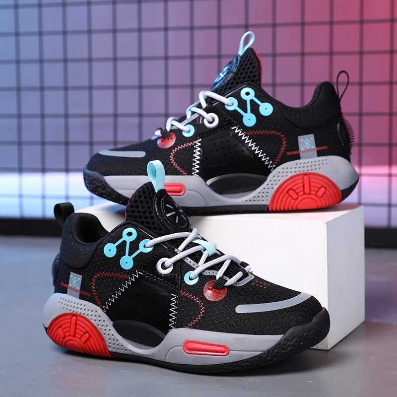 Autumn and Winter Childrens Sports Shoes Snow Boots Childrens Sports Shoes Boys and Girls Basketball Shoes Brand Casual Shoes Fashion Sports Shoes W25