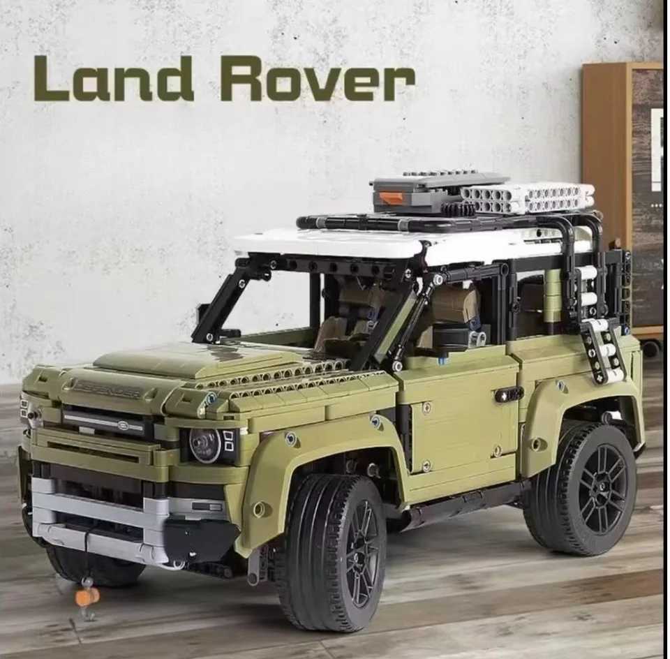New PCShot Innovative Style Land Rover Defender Off road Building Block Puzzle Set Model MPC Car Toy Children Adult W250318