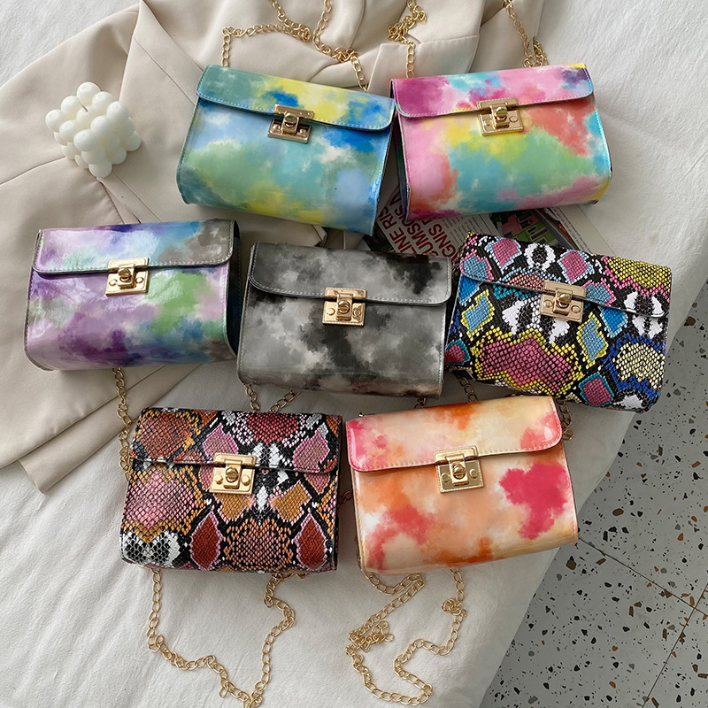 2025 Women s Chain Mini Handbag Fashion Designer Original Handbag Multi Functional Small Square Bag Snake Pattern Crossbody Bag Casual Wallet Storage 