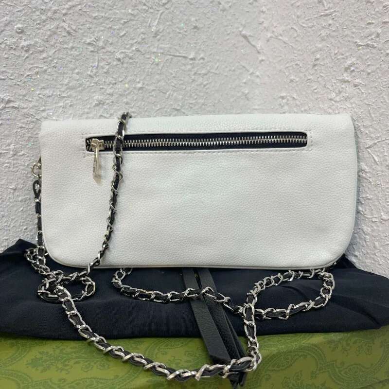 Women Leather 2025 Wings Shopping New Black Designer Single Shoulder Crossbody Bag Ladies Chain Tote Purse