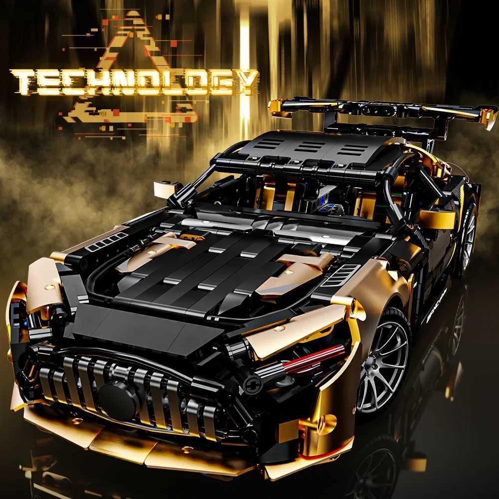 Mesiondy 1 14 MOC Building Kit Racing Model 1466Pcs Sports Car Building Blocks Toy Boy or Boy Birthday Adult Kit W250318