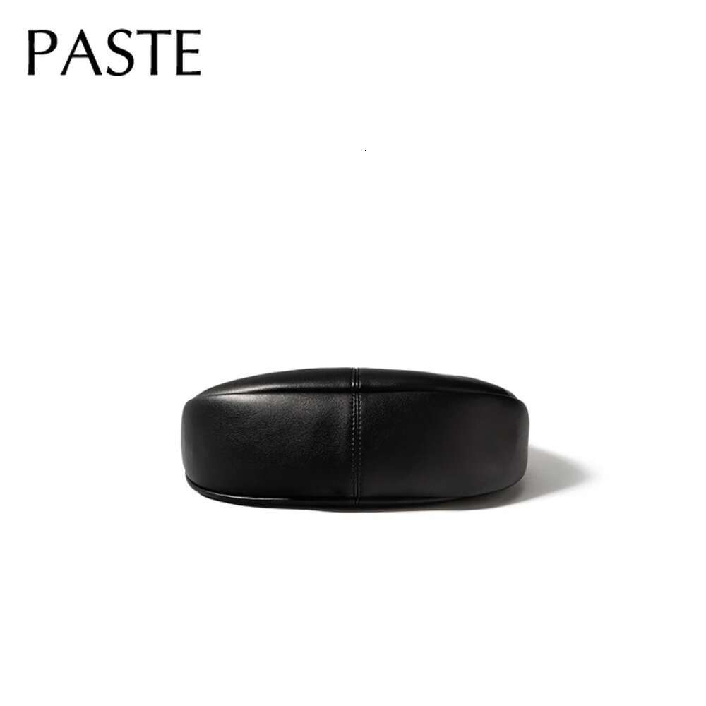 Simple Tie A Knot To Adjust Lenght Of Strap Design Nappa Split Leather Women Shoulder Black High Quality Lady Crossbody Bag