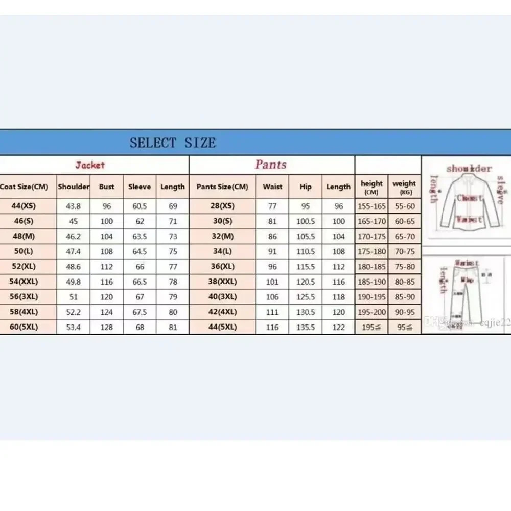 Wedding Suits for Men Stripe Pattern 2 Piece Jacket Pants Formal Full Set Double Breasted Lapel Customized Costume 250224
