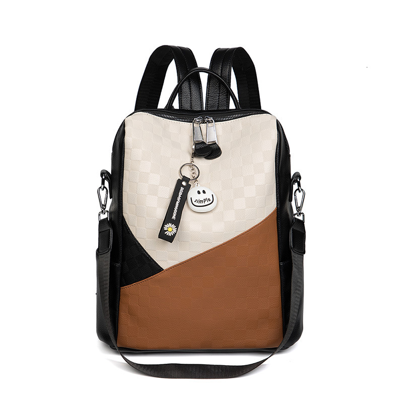 2025 New Couple Backpack High End Light Luxury Quality Multi Functional Leisure Fashion Designer Women S Shoulder Bag Outdoor Leisure Wallet Cosmetics