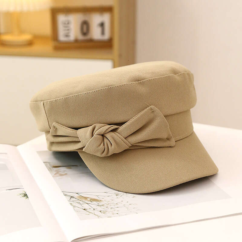 Children 2024 New Korean Fashion Beret British Duck Tongue Navy Spring and Summer Internet Celebrity Octagonal Hat Trend
