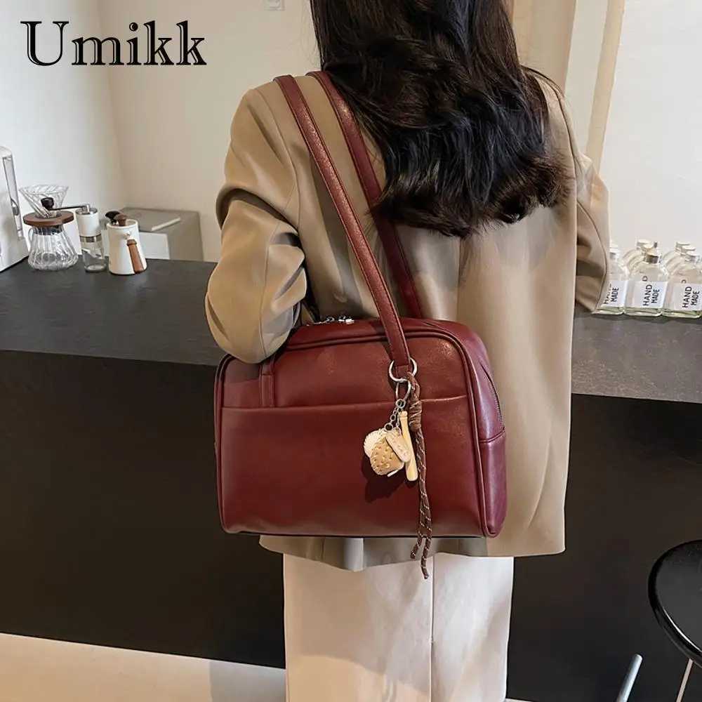 Wenpu shoe bag fashionable armrest bag large capacity Fi bottom bag zipper fashionable homeless bag retro shoe bag Y250318