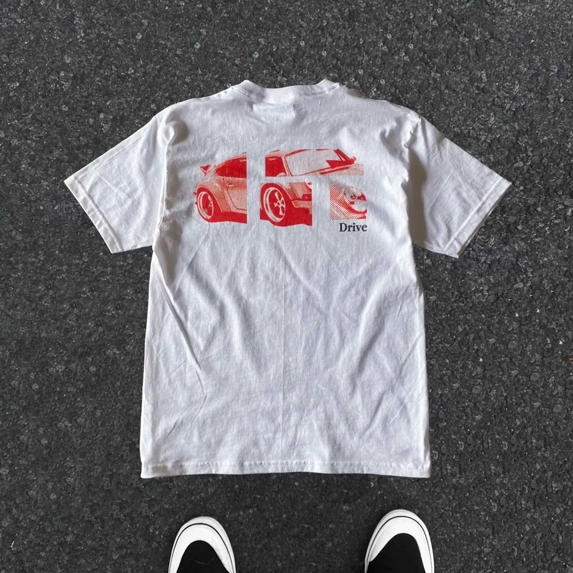 Harajuku Y2k clothing retro fashion printed T-shirt street hip-hop T-shirt cotton crew collar top summer mens T-shirtXJ250318