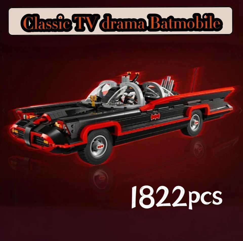 2024 New Classic TV Series Batcar 76328 Building Blocks Mobile Car Model Building Blocks Toys Childrens Boys Christmas GiftsXJ250318