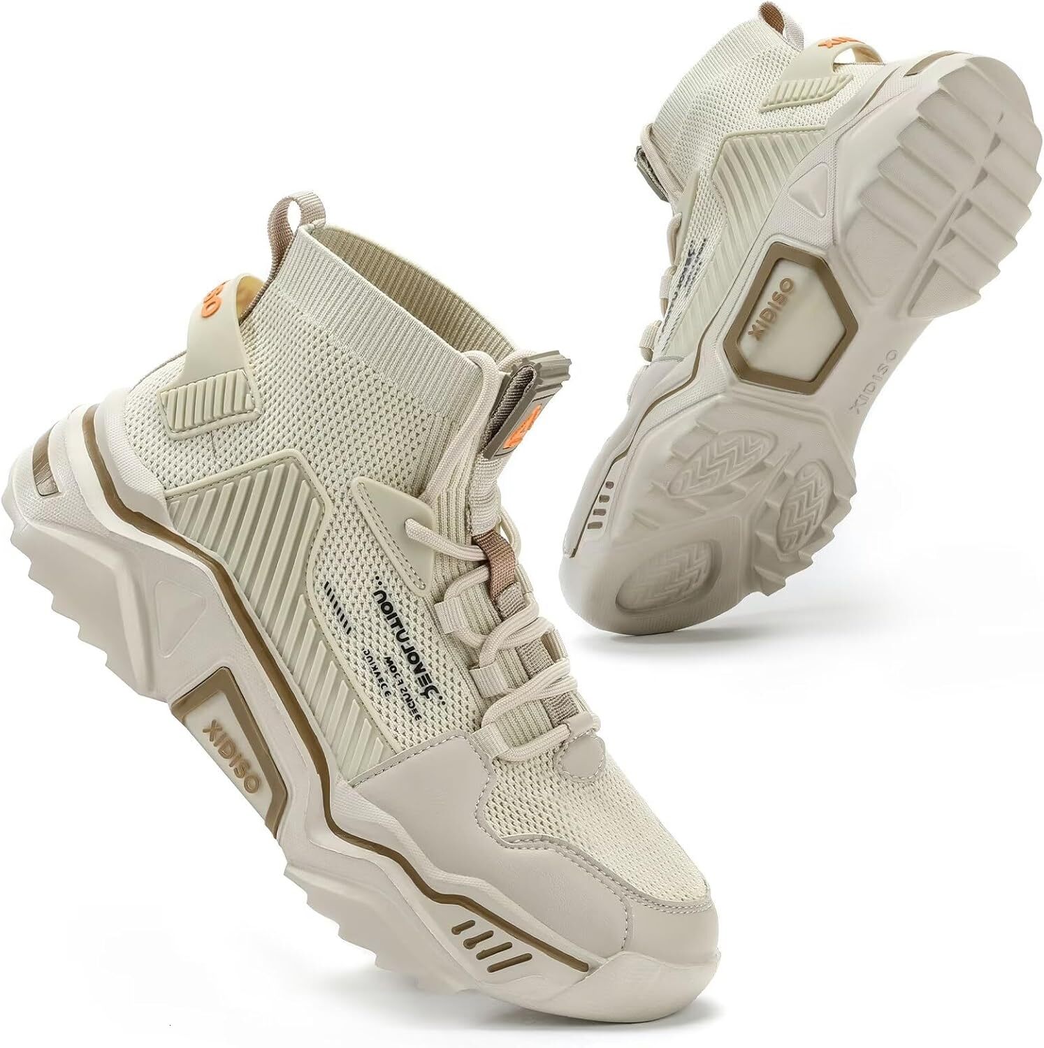 2025 With Box Designer Casual Shoes Fashion shoes men's high top casual walking shoes, anti slip breathable mesh lightweight sports shoes
