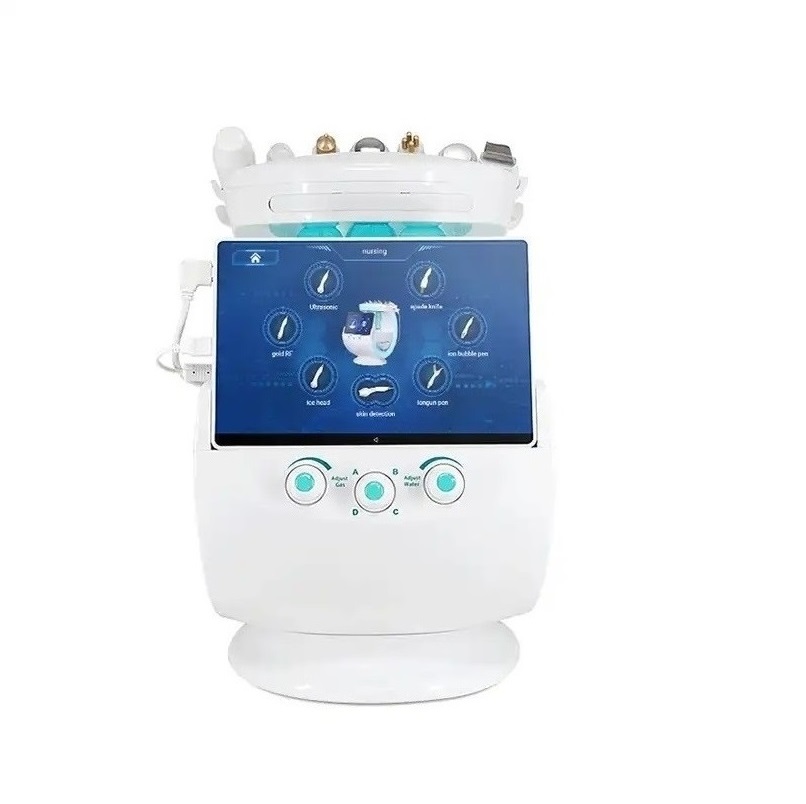 7 In 1 Water Oxygen Bubble Jet Peel Beauty Skin Multifunction Facial Care Machine Peeling Anti Aging Skin Analysis Devices