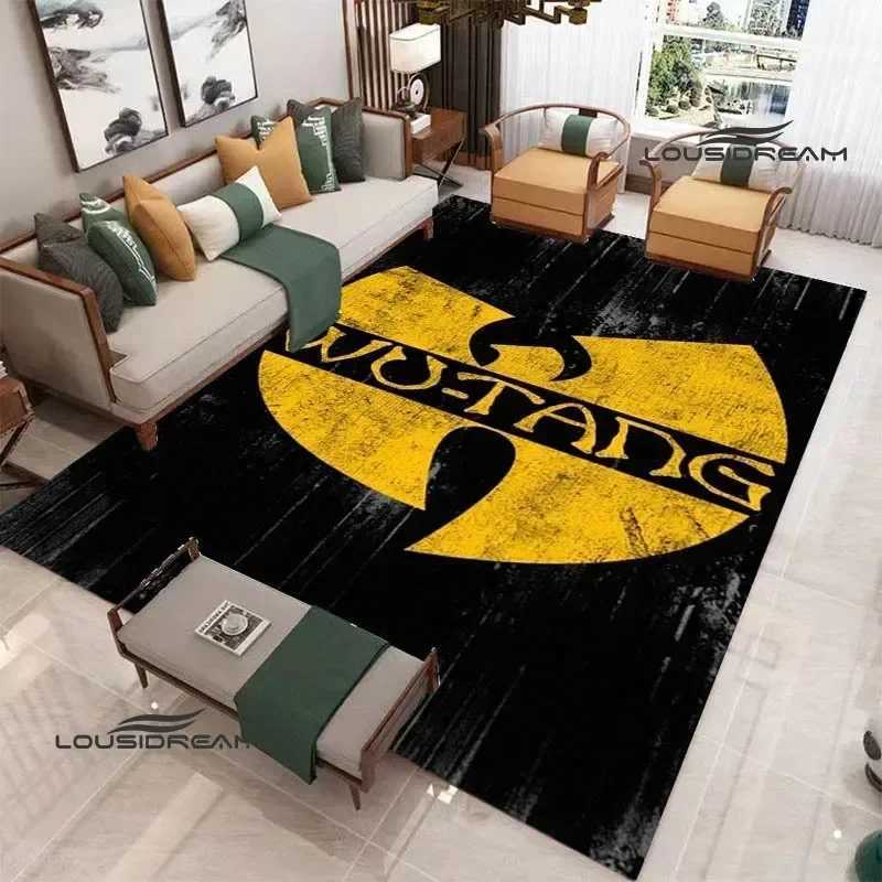 Wu Tang Clan HIP HOP Printed Carpet Anti slip Carpet Kitchen Mat Door Mat Yoga Mat Bedroom Decoration Area Carpet Birthday Gift Y250318