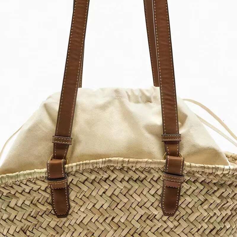 MEDIOW Bohemian Straw Tote Bags For Women Designer Handbag And Purses 2024 New In Natural Grass Braided Underarm Shoulder