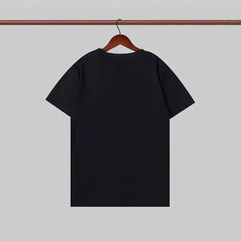Fushens new short sleeved cotton short sleeved shirt for summer 2025 embroidered in front for both men and women short T-shirt fashionT250318