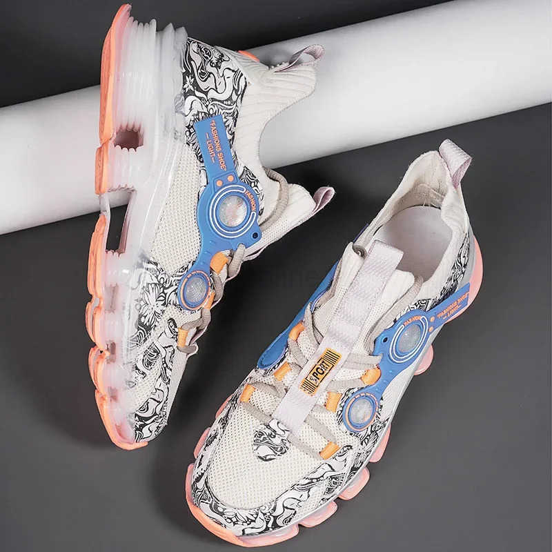 YRZL Men Sneakers Tenis Luxury Designer Shoes Mens High Quality Platform Sneakers Fi Blade Loafers Running Shoes for Men Z250318
