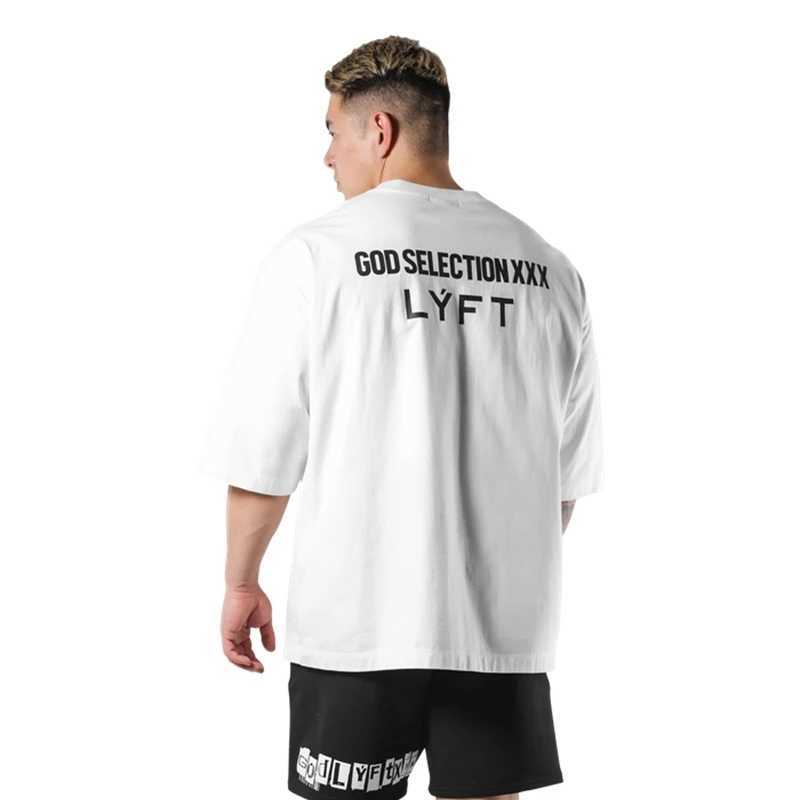 LYFT XXX Joint Mens Sports T-shirt Large Cotton Summer T-shirt Running Training Mens Short Sleeve Mens T-shirtT250318