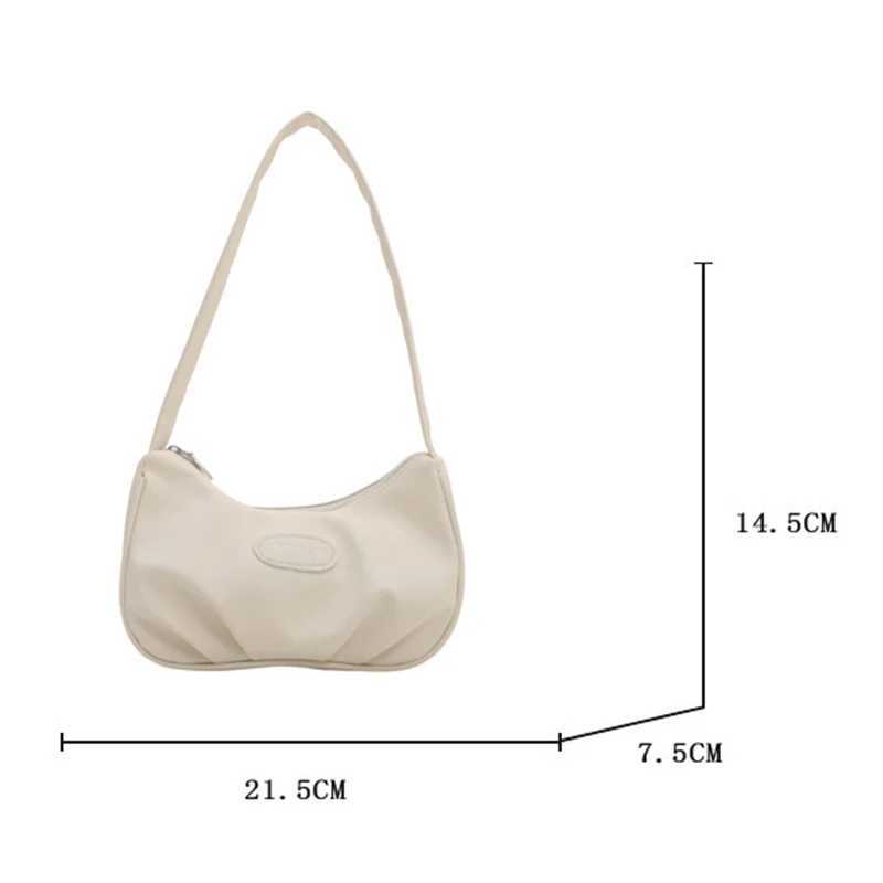 Fi Pleated Handlebags For Wen PU Cloud Bags Leisure Underarm Bag Shopping Shoder Bags Dumpling Handbag Z250318