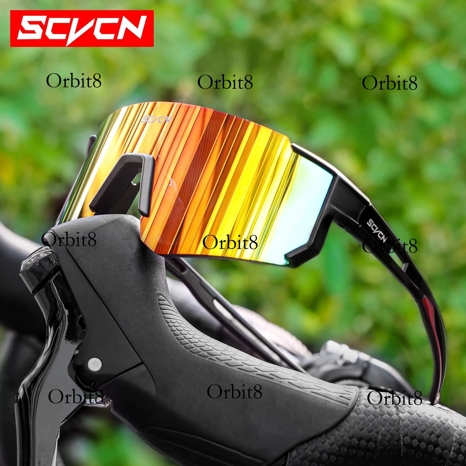 SCVCN new Outdoor Sunglasses Men MTB Bike Glasses Sports Mountain Climbing fishing Women Bicycle Cycg UV400 Goggles