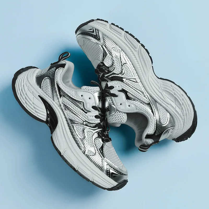 2025 New Men Casual Sports Shoes Marath Race Lightweight Cushiing Men Running Shoes Outdoor Mountain Shoe Teenagers Walking Z250318