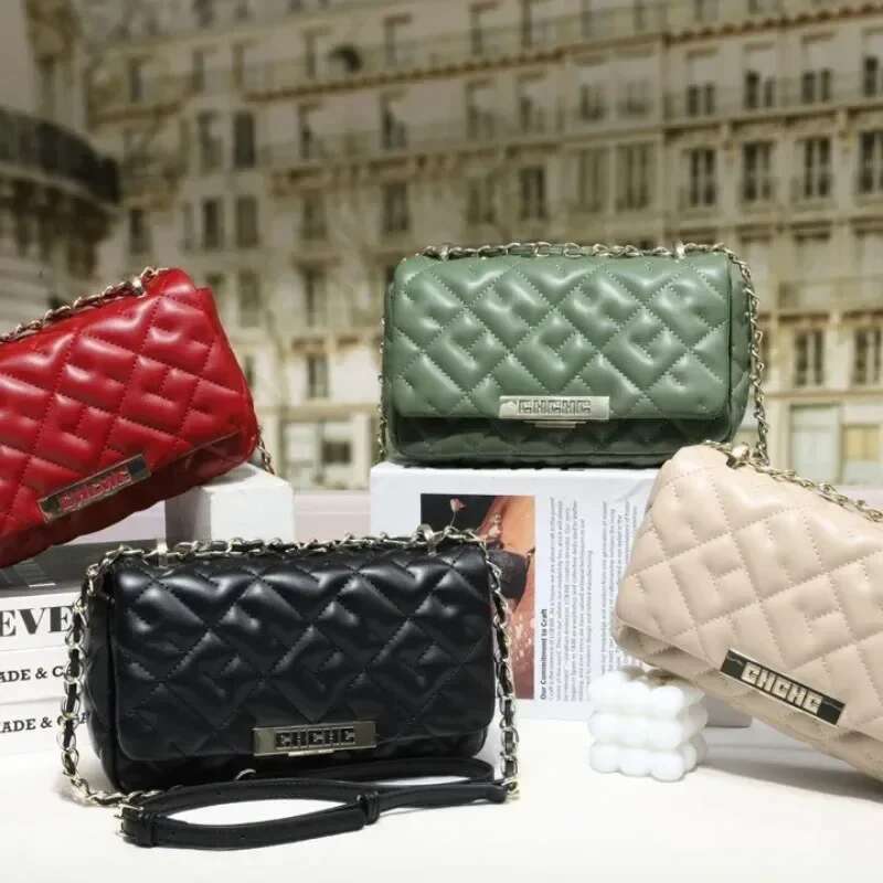 CH Women's Crossbody Brand Commuter Temperament Elegant Ladies Shoulder Bag Design Sense Fashion Daily