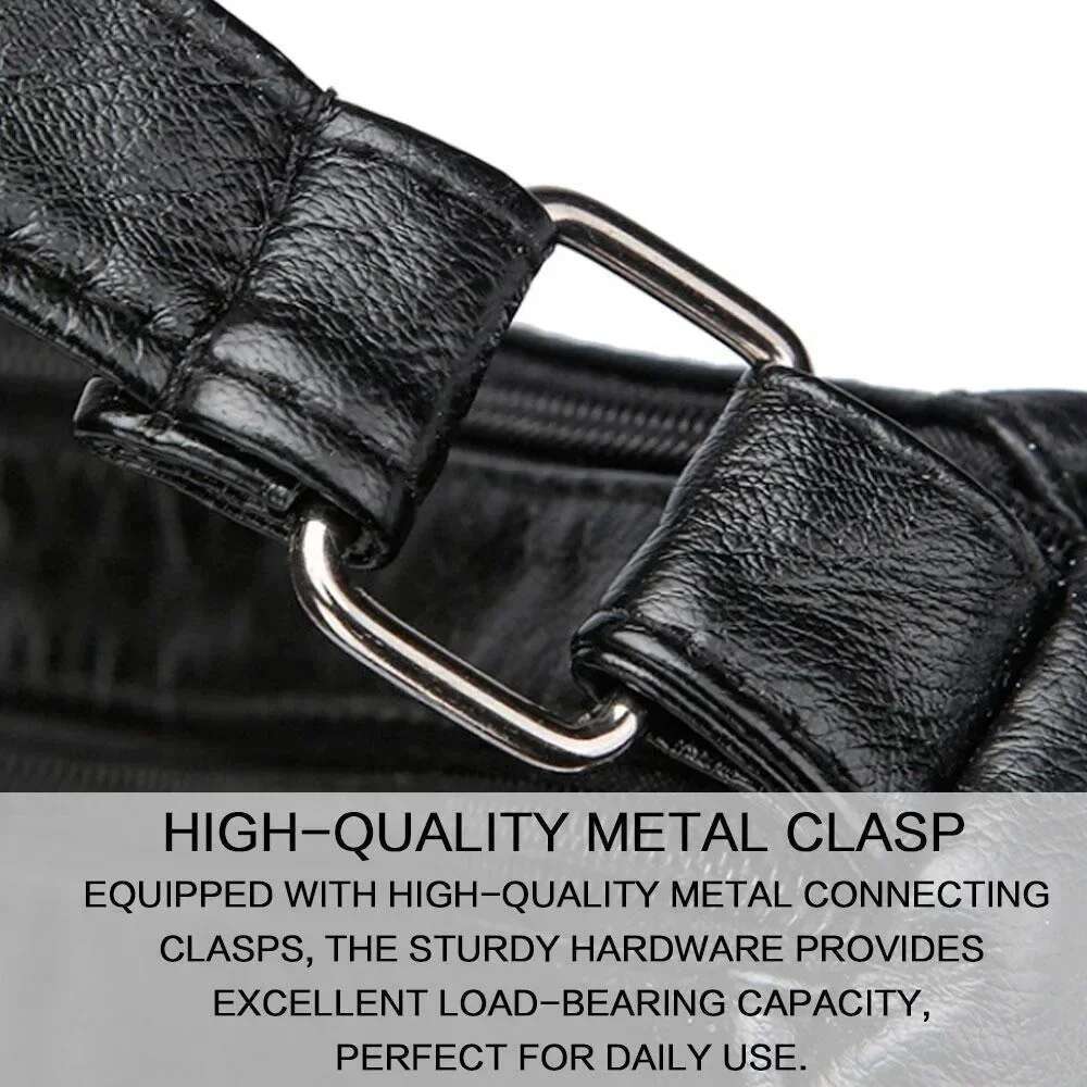 Casual KISMIS New Large-Capacity Shoulder Washed Leather Crossbody Bag, Fashion Simple Mom Bag for Women ,