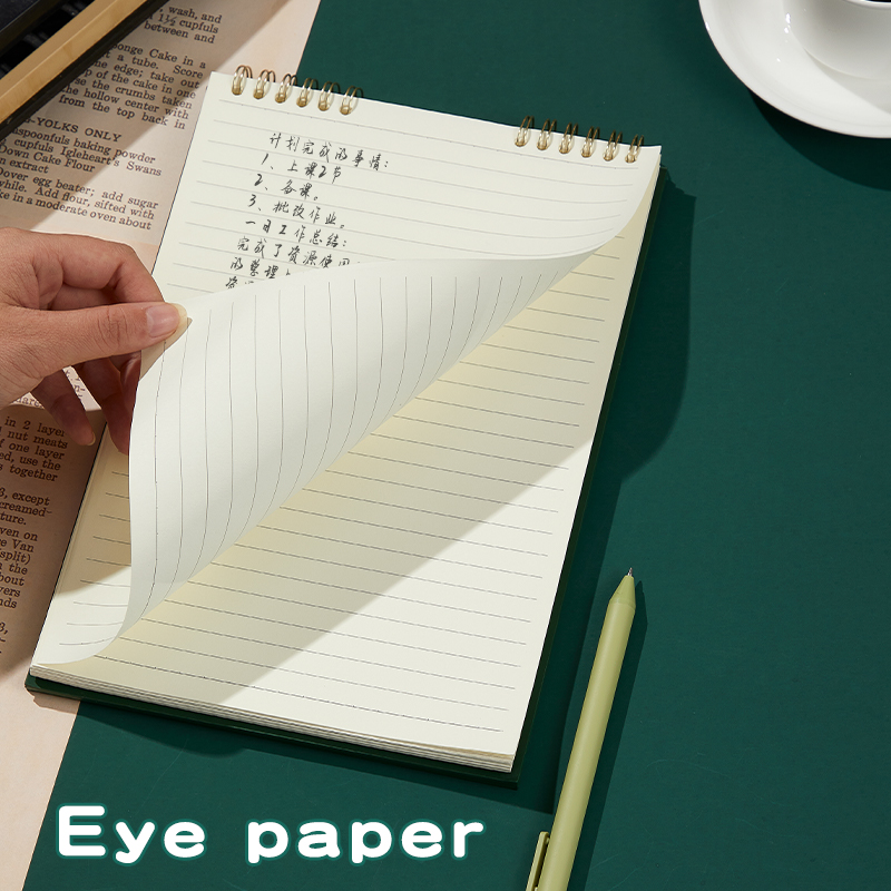 Classic Spiraled Work Log Notebook for Professionals Stylish Retro Look & Quality Craftsmanship