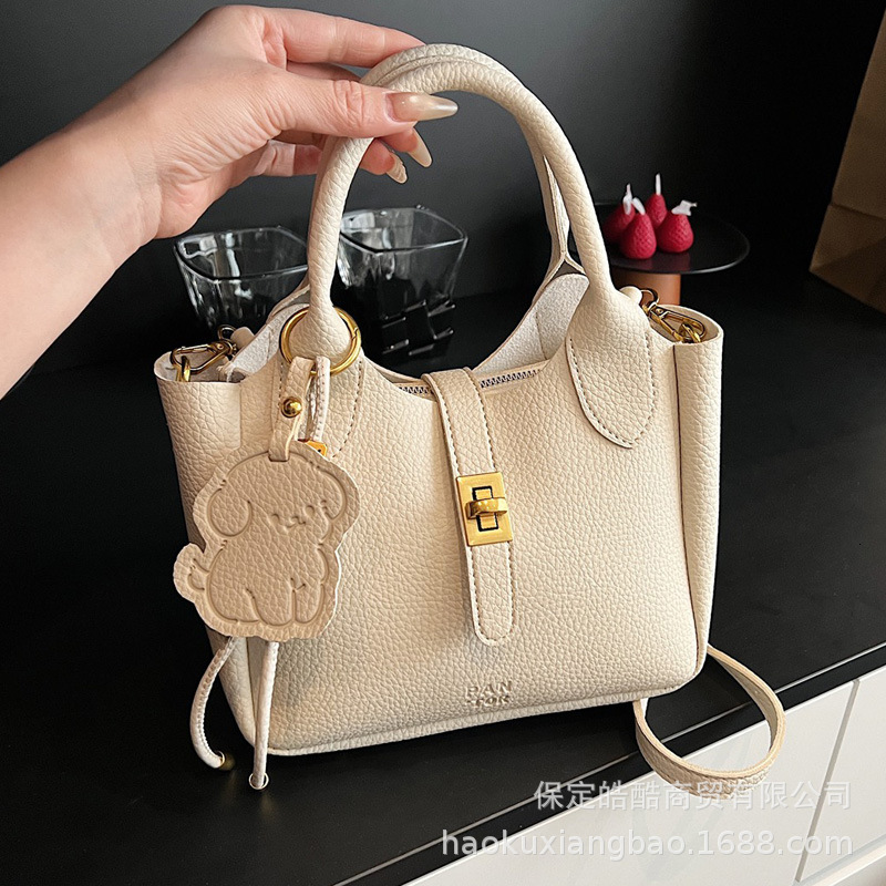 Large Capacity Spring Summer New Style Simple And Versatile Soft Leather Crossbody For Women S Casual Hand Held Tote Bag Shoulder Bags