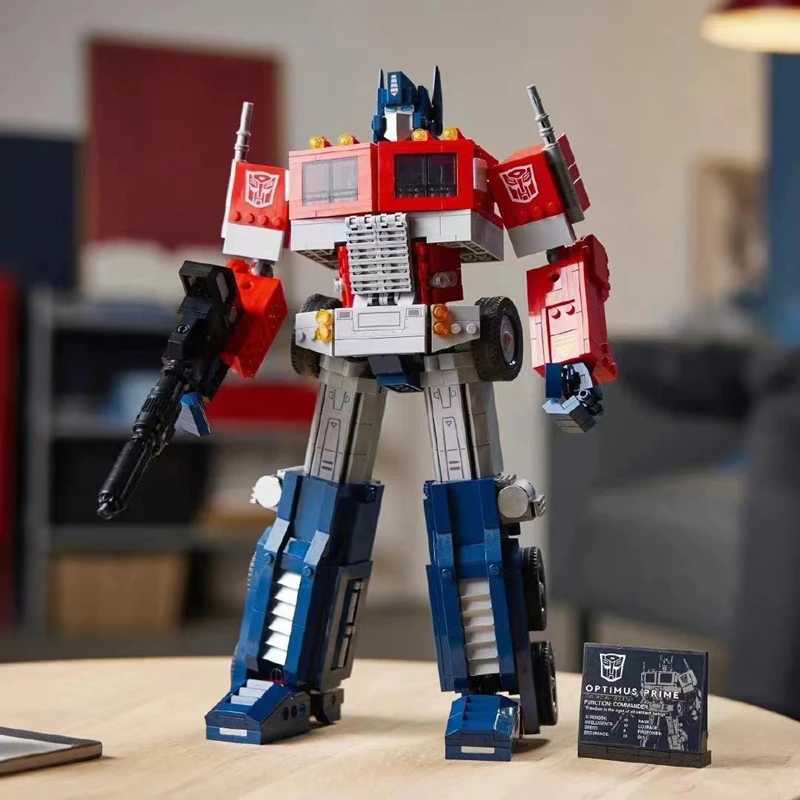1508pcs robot car toy building block 10302 truck modification car modification Optimus Prime movie childrens gift W250318
