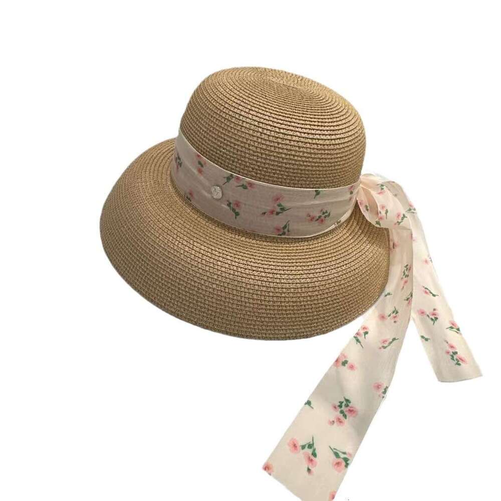 French elegant top children's summer countryside style, small edge fashion, straw hat, travel, sun protection, sunshade, fisherman hat