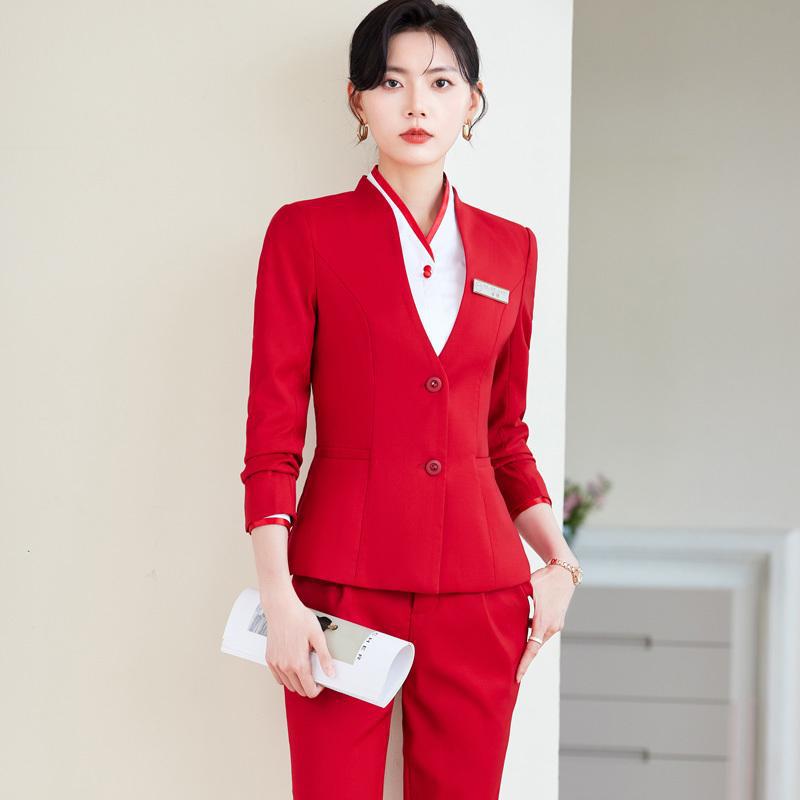 L315Contemporary Slim Office Blazer for Ladies - Versatile Business Wear Apparel Ideal for Late Season Transition