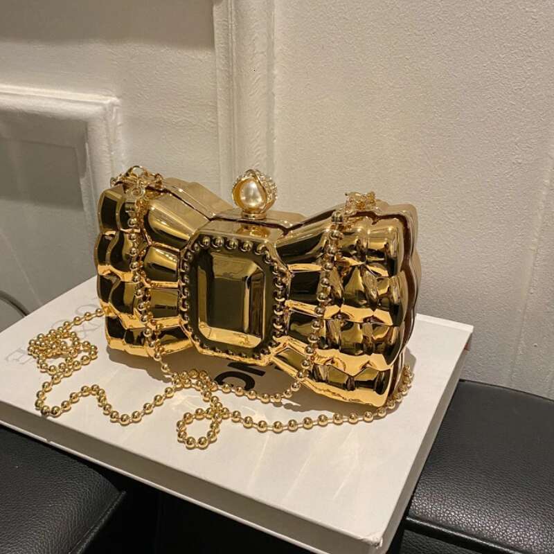 Bow Evening Bags For Women 2023 New Hip Hop Small Purse Fashion Party Crossbody Mobile Phones Cute Woman Shoulder Bag