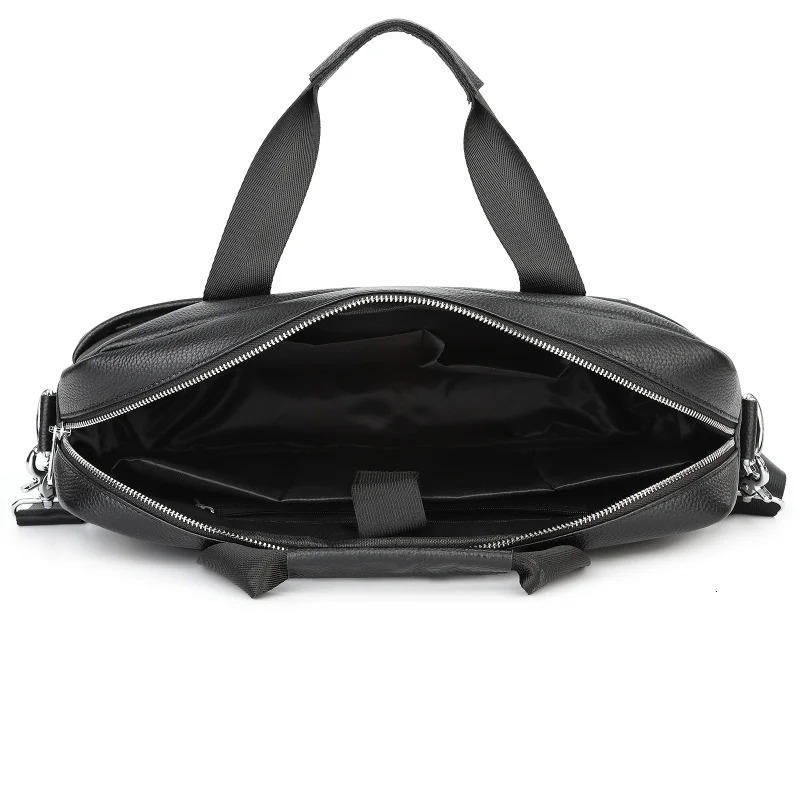 mens leather briefcase messenger bag vintage file shoulder mens office bag mens handbag 250317