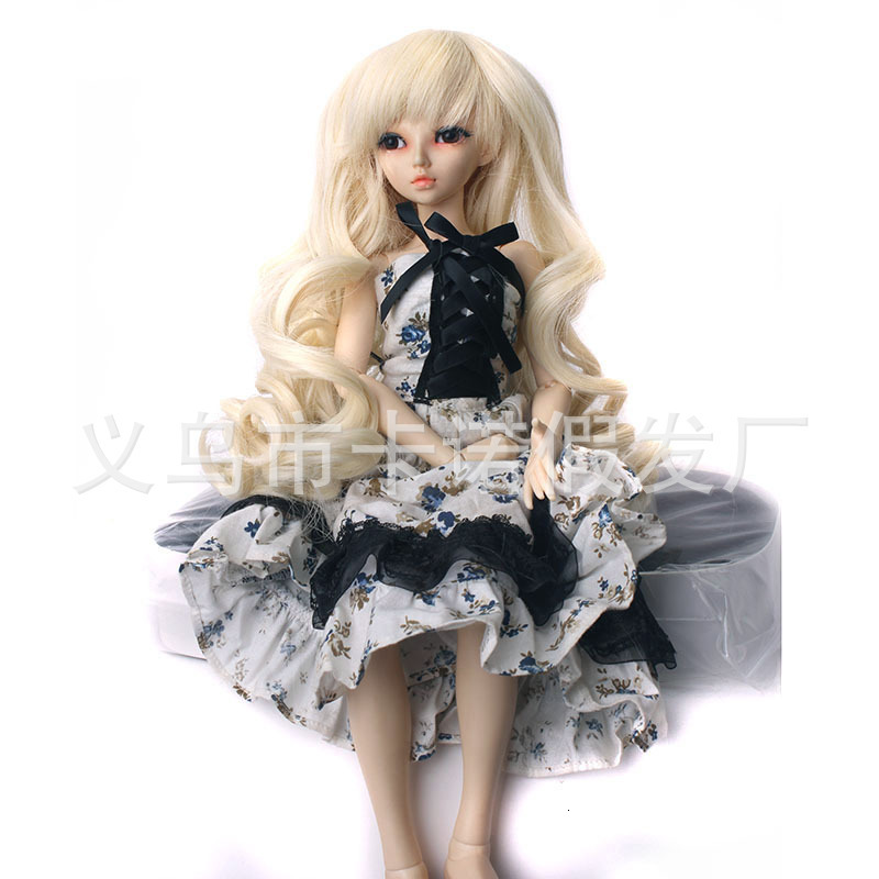 3 Points Wig Bjd/Sd Foreign Doll Plush Toy Milk Silk Imitation Seahorse Hair
