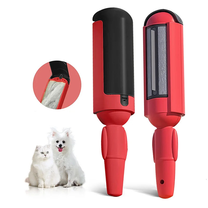 Cat Hair Remover Brush Pet Cleaning Floating Fur Rolling Cats Dog Sticker Grooming Comb Supplies Accessories 250318