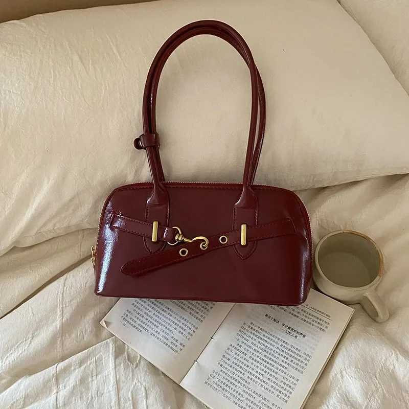 Vintage Wens Cmuter Bag Autumn 2024 New Korean Style Base Arm Bag Large Capacity Storage Ball Bag Y250318