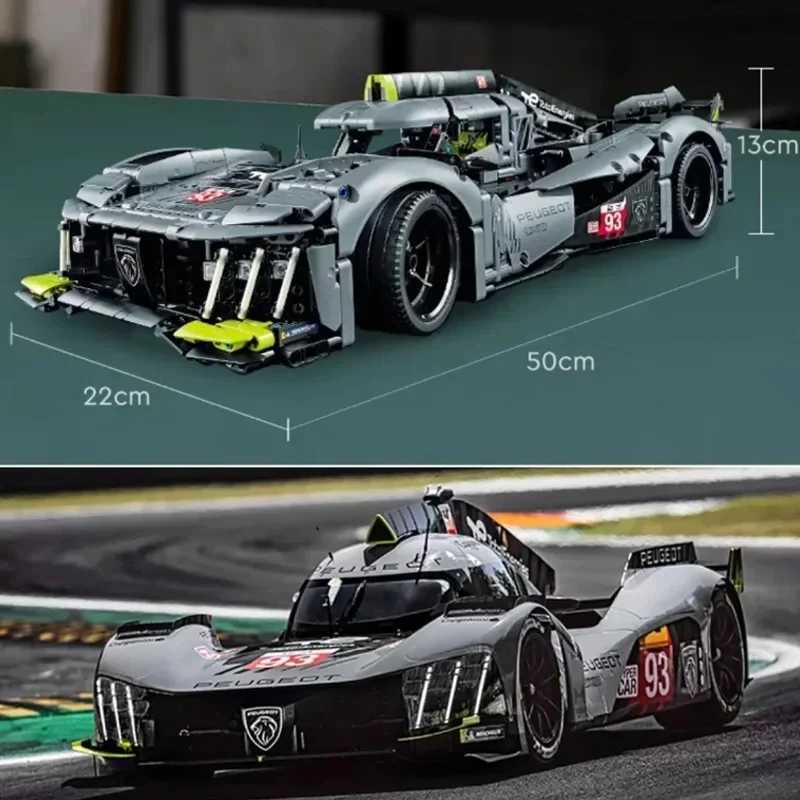1775 Supercar Building Block 9X8 24H Supercar Lion Mens Building Block Toy Hybrid Creative Supercar Model Children Adult giXJ250318