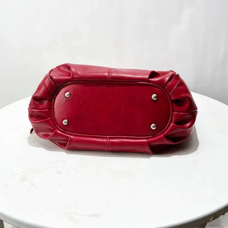 Moto & Biker Rivet Decoration Croissant Bags For Women Designer Handbag And Purses 2024 New In Vintage Shoulder Crossbody