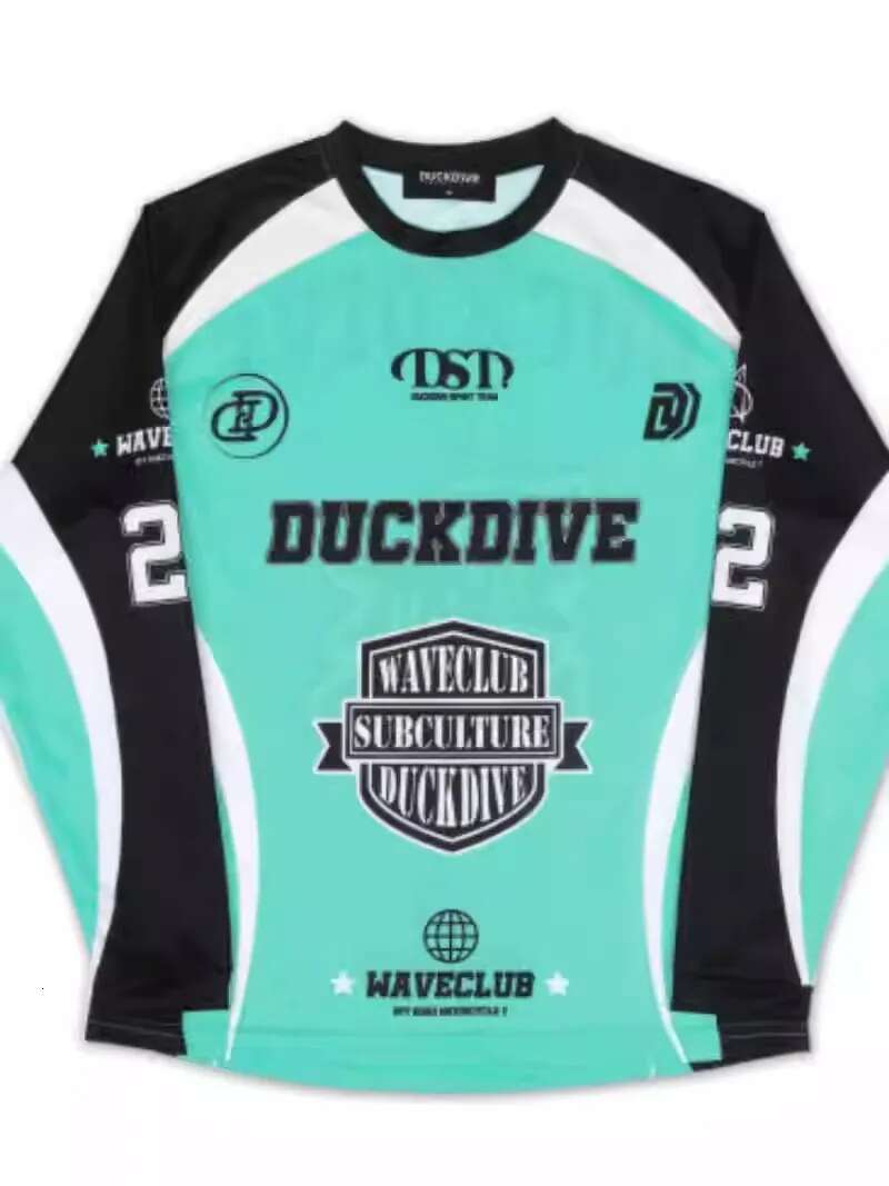 Hip-Hop Motocross MTB Shirt American Duckdive Road Mountain Racing T-Shirt Bicycle Cycg Bike Motorcycle Jersey