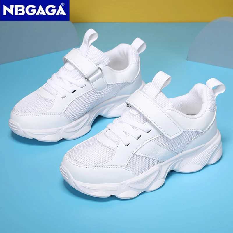 Childrens fashionable sports shoes breathable black school walking shoes non slip boys and girls casual running sports shoes W250318