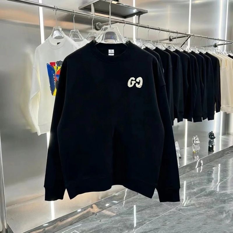 Designer Hoodie New Autumn/winter Round Neck Hooded Loose Letter Top Suitable For Both Men And Women Long Sleeves With Plush Loops Light Luxury Men�