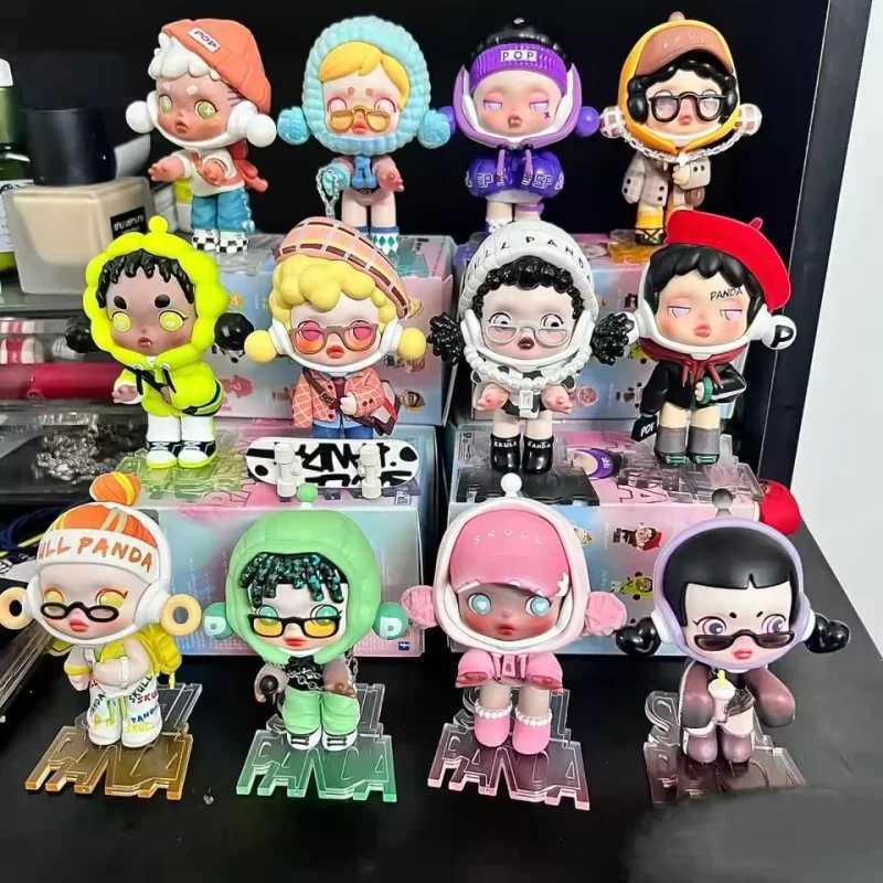Hot Skullpanda Hype Panda Series Mystery Box Toy Sp2 Generation Blind Box Desktop Decoration Childrens Toy Birthday GiftT250318