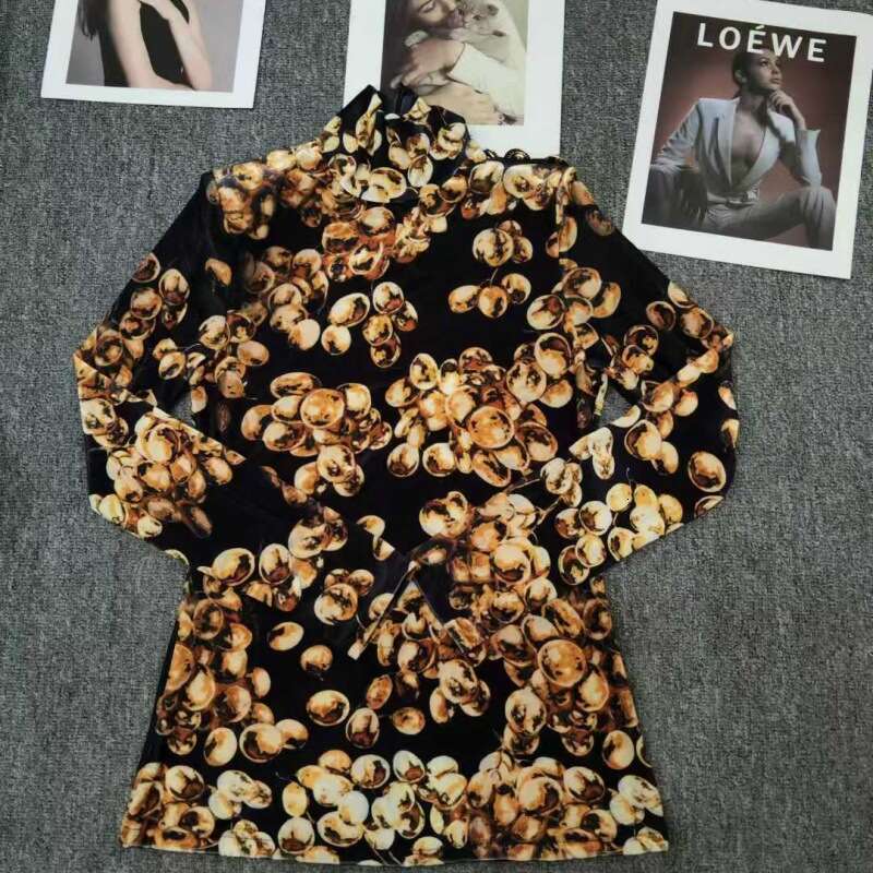 2025 Summer New Men's Printed Cardigan Long Sleeve Shirt