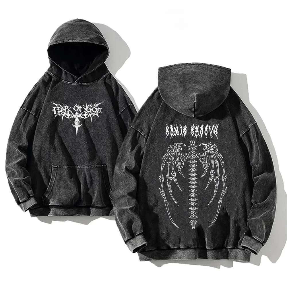 Designer Hoodie High Street Print Oversized Washed Men's And Women's Hip-hop Streetwear Men's Anime Y2k Sportswear Hoodie Casual Clothi