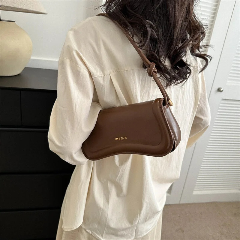 New Fashion Female Handlebags PurseWomens PU Bags Leisure Armpit Bag Shopping Shoulder Tote Underarm Handbag Popular Hand Bags R250318